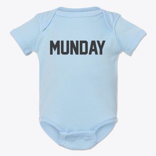 Munday Texas Classic Block Baby Onesie