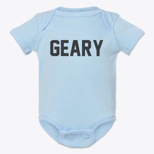 Geary Oklahoma Classic Block Baby Onesie