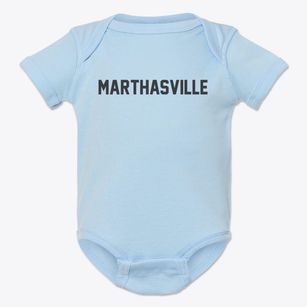 Marthasville Missouri Classic Block Baby Onesie
