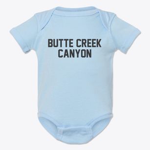 Butte Creek Canyon California Classic Block Baby Onesie