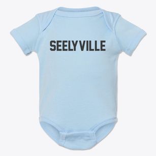 Seelyville Indiana Classic Block Baby Onesie