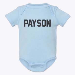 Payson Illinois Classic Block Baby Onesie