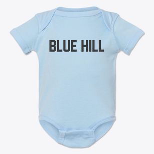 Blue Hill Nebraska Classic Block Baby Onesie