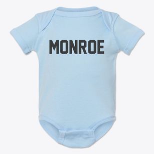 Monroe Indiana Classic Block Baby Onesie