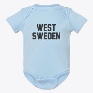 West Sweden Wisconsin Classic Block Baby Onesie