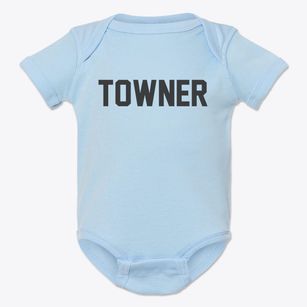 Towner North Dakota Classic Block Baby Onesie