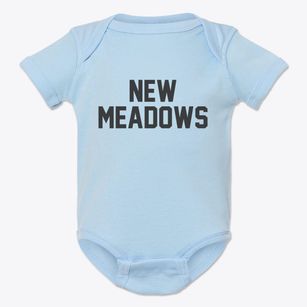 New Meadows Idaho Classic Block Baby Onesie