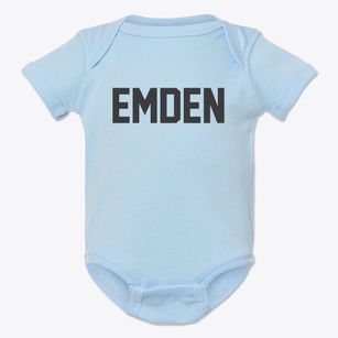 Emden Illinois Classic Block Baby Onesie