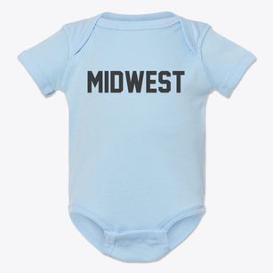 Midwest Wyoming Classic Block Baby Onesie