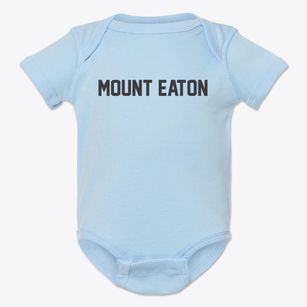 Mount Eaton Ohio Classic Block Baby Onesie