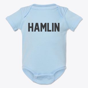Hamlin Maine Classic Block Baby Onesie