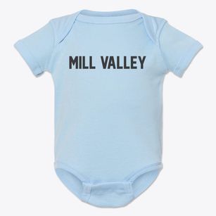 Mill Valley California Classic Block Baby Onesie