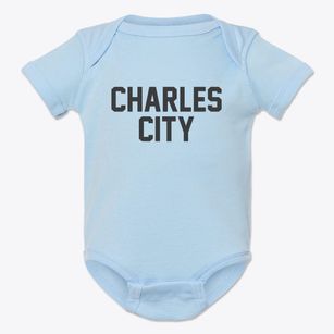 Charles City Virginia Classic Block Baby Onesie