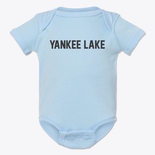 Yankee Lake Ohio Classic Block Baby Onesie