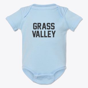 Grass Valley California Classic Block Baby Onesie