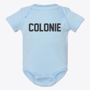 Colonie New York Classic Block Baby Onesie