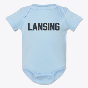 Lansing New York Classic Block Baby Onesie