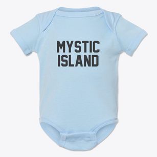 Mystic Island New Jersey Classic Block Baby Onesie
