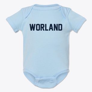 Worland Wyoming Classic Block Baby Onesie