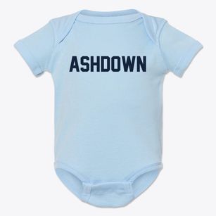 Ashdown Arkansas Classic Block Baby Onesie
