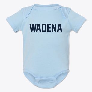 Wadena Minnesota Classic Block Baby Onesie