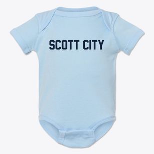 Scott City Kansas Classic Block Baby Onesie