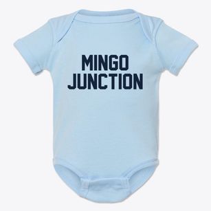 Mingo Junction Ohio Classic Block Baby Onesie