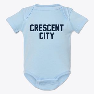 Crescent City Florida Classic Block Baby Onesie