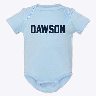 Dawson Minnesota Classic Block Baby Onesie