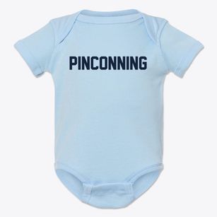 Pinconning Michigan Classic Block Baby Onesie