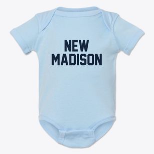 New Madison Ohio Classic Block Baby Onesie