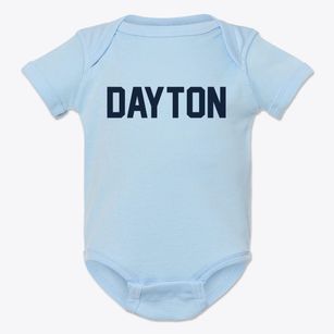 Dayton Iowa Classic Block Baby Onesie
