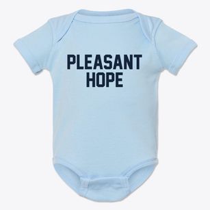 Pleasant Hope Missouri Classic Block Baby Onesie