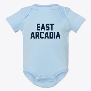 East Arcadia North Carolina Classic Block Baby Onesie