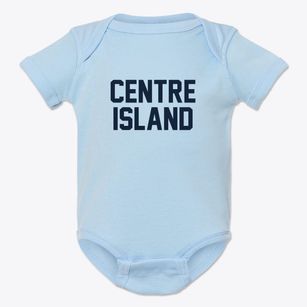 Centre Island New York Classic Block Baby Onesie