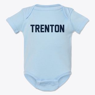 Trenton North Carolina Classic Block Baby Onesie