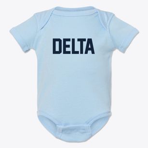 Delta Wisconsin Classic Block Baby Onesie