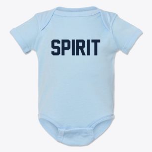 Spirit Wisconsin Classic Block Baby Onesie