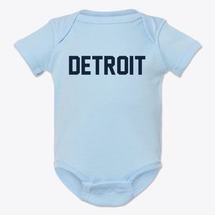 Detroit Alabama Classic Block Baby Onesie