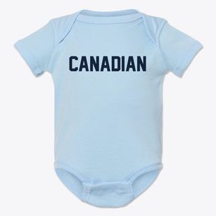 Canadian Oklahoma Classic Block Baby Onesie