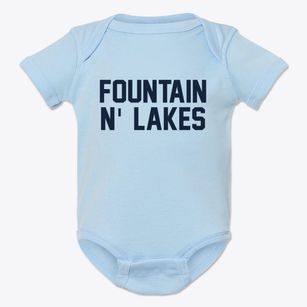 Fountain N' Lakes Missouri Classic Block Baby Onesie
