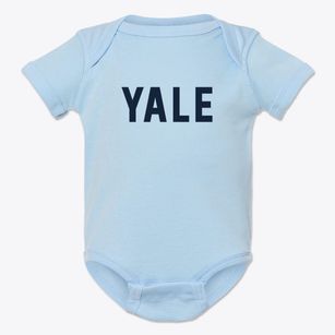 Yale South Dakota Classic Block Baby Onesie