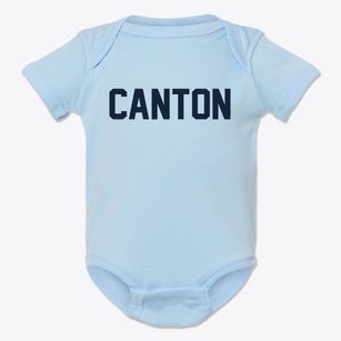 Canton Connecticut Classic Block Baby Onesie