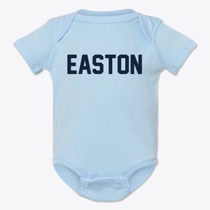 Easton Connecticut Classic Block Baby Onesie