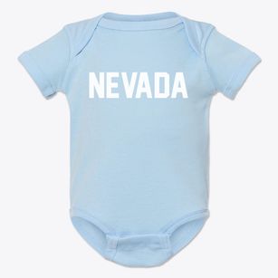 Nevada Iowa Classic Block Baby Onesie
