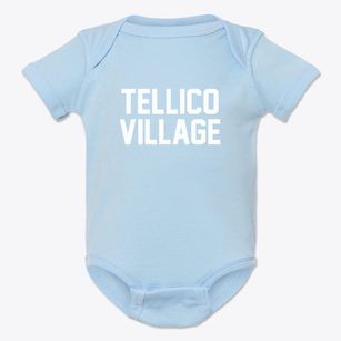 Tellico Village Tennessee Classic Block Baby Onesie