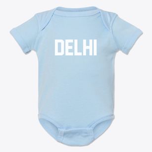 Delhi New York Classic Block Baby Onesie