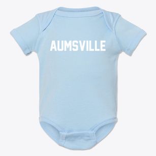 Aumsville Oregon Classic Block Baby Onesie