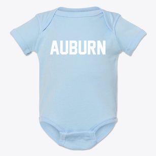 Auburn Nebraska Classic Block Baby Onesie