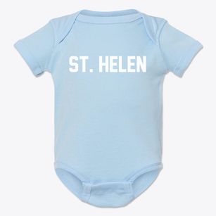 St. Helen Michigan Classic Block Baby Onesie